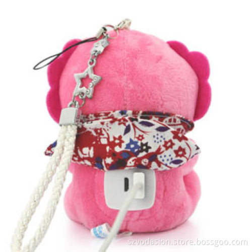 2014 Hot Selling Plush Cartoon 6000mAh USB Power Banks for Smartphones
